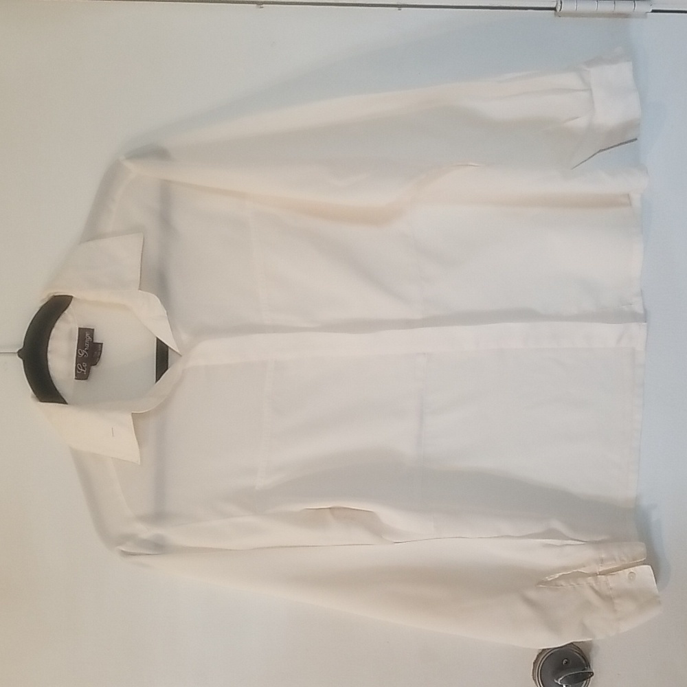 Le Grange Sheer Button  front Blouse , size 7/8